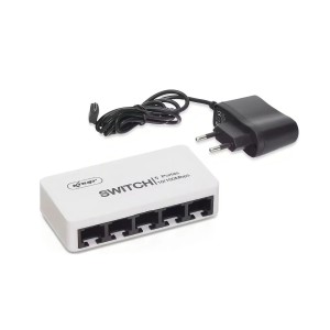 Switch 5 Portas Fast Rj45 Ethernet 10/100 Mbps Knup