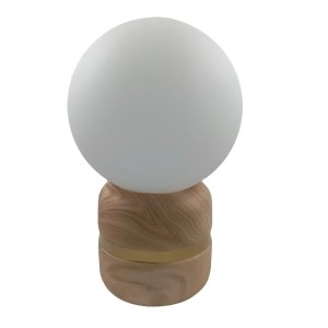 Abajur Luminária De Mesa Mármore Com Cúpula Bivolt E27