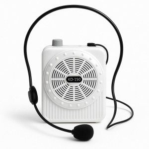 Megafone Amplificador de Voz Microfone Headset Com Gravador Ideal para Aulas, Treinamentos e Eventos