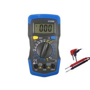 Multimetro Digital DT 830L Com Bipe e Iluminação