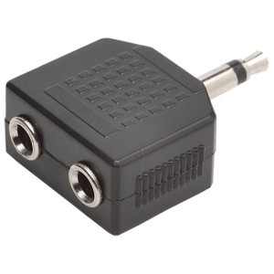 Plug Adaptador P2 Mono x 2 Jack J2 Mono