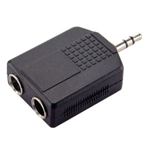 Plug Adaptador P2 Estéreo x 2 Jack J10 Mono