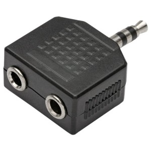 Plug Adaptador P2 Estéreo x 2 Jack J2 Mono