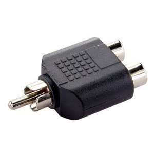 Plug Adaptador Rca Macho x 2 Jack Rca