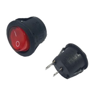 Chave Gangorra ON-OFF 2P Vermelha KCD1-101-5B