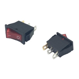 Chave Gangorra ON-OFF 3P Vermelha KCD3-101N-3