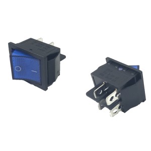 Chave Gangorra ON-OFF 4P Azul KCD2-201NB