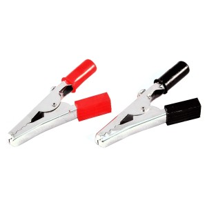 Par Garra Jacaré Tamanho 52mm Preto/Vermelho