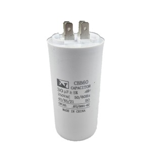 Capacitor Partida CBBF60 30uf/250 V Com Terminal
