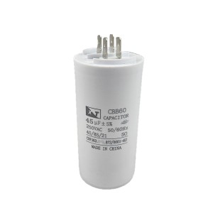 Capacitor Partida CBBF60 45uf/250 V Com Terminal