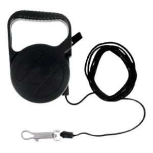 Guia Retratil Coleira Passeio Pet Cachorro Ate 20kg 3 M PRETA