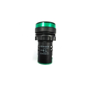 Sinaleiro Led Iluminado Verde 22mm 220-240VAC 